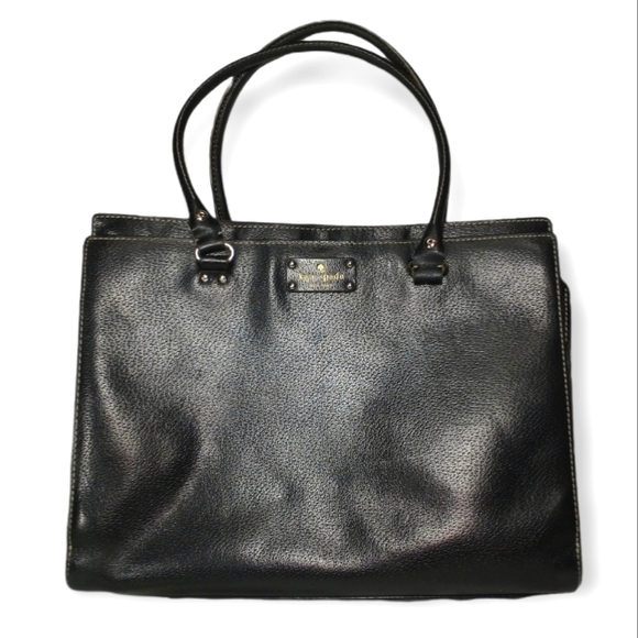 kate spade Handbags - Kate Spade Kory Wellesley Pebbled Black Leather Shoulder Bag